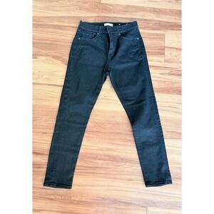 LOFT Black High Rise Skinny Jeans Women's Size 28x6